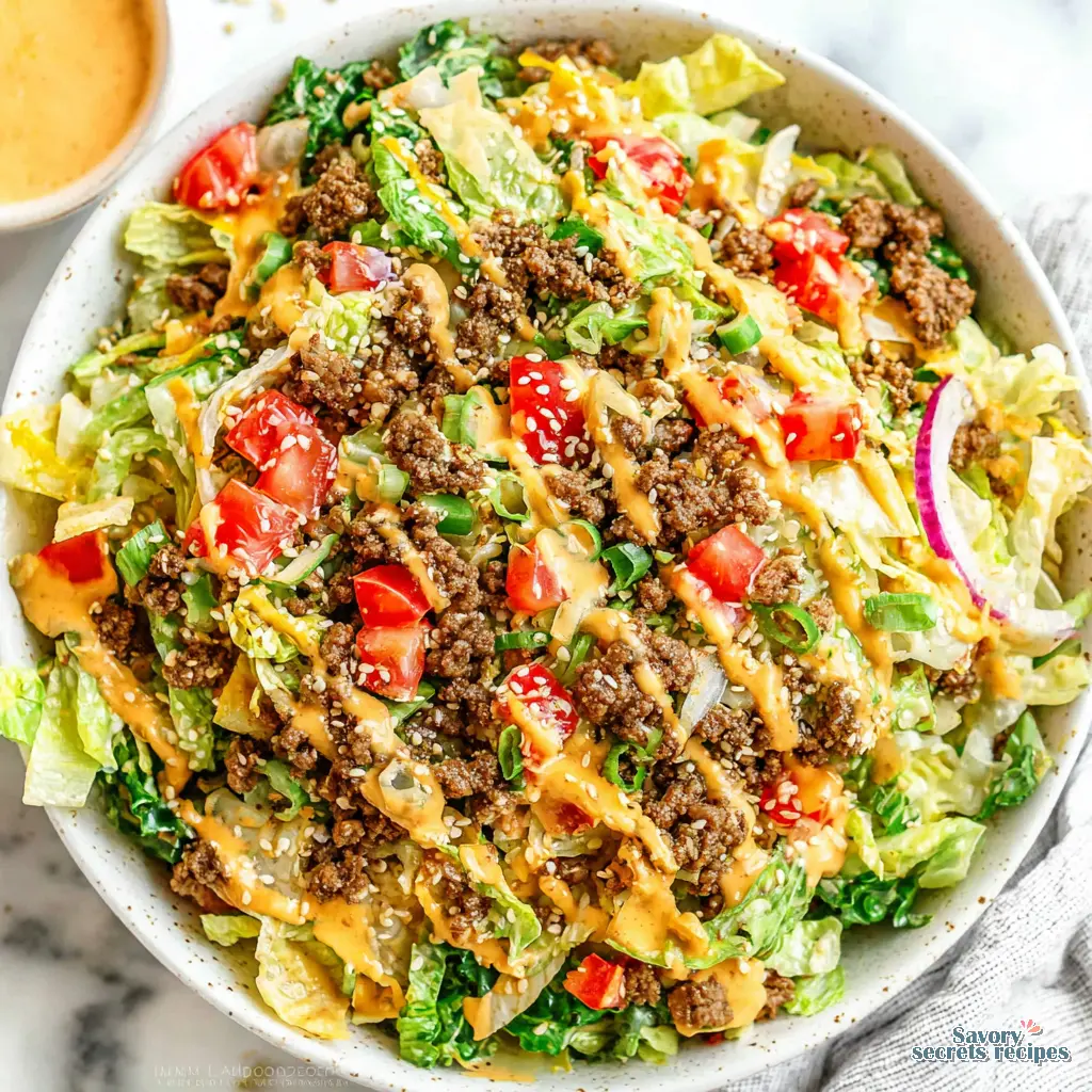 big mac bowl cabbage - variation 4