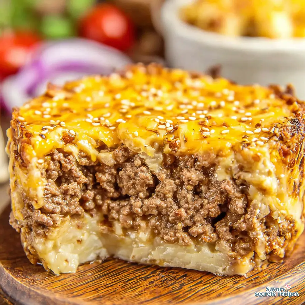 Easy Baked Big Mac Bowl Recipe With Cheese You Love