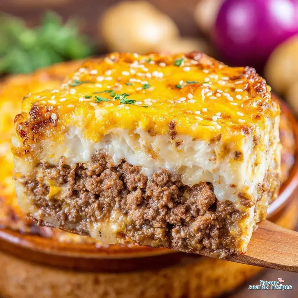 big mac bowl casserole - variation 4