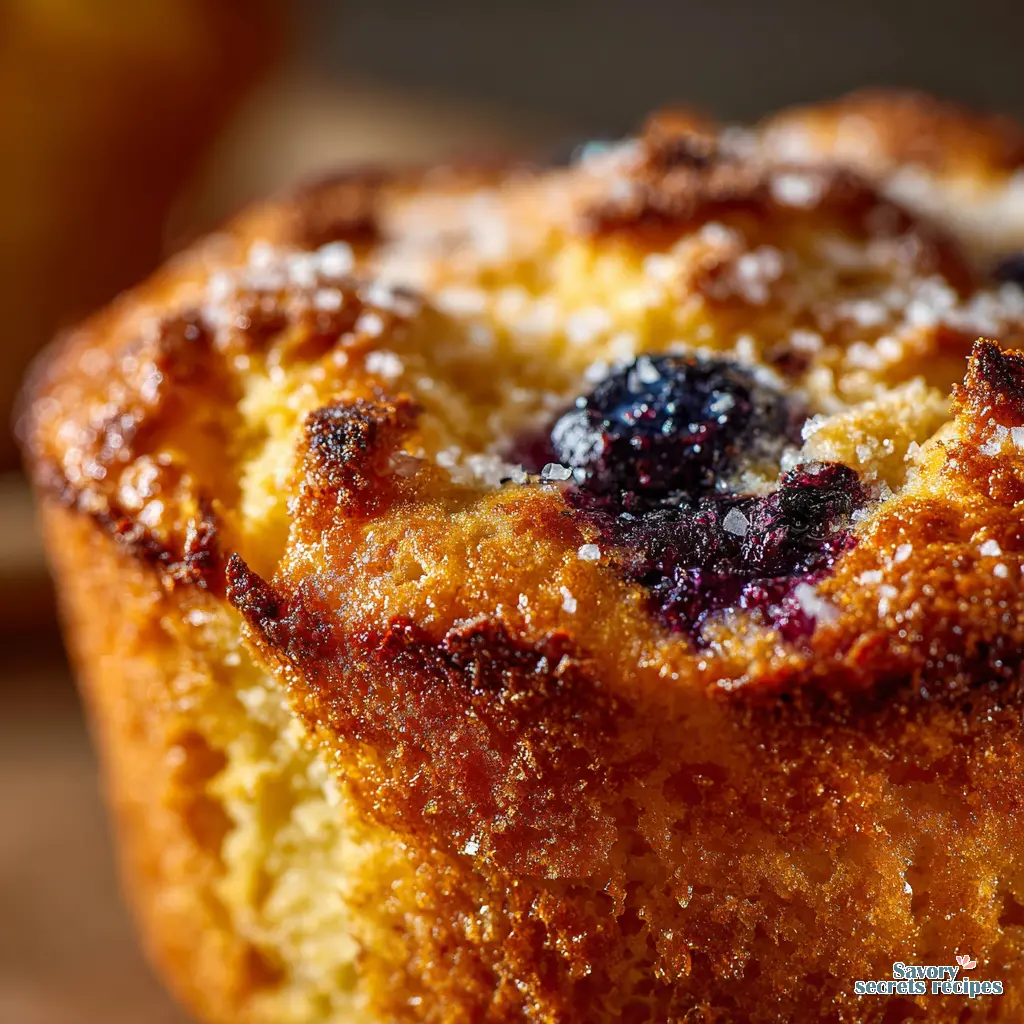 big muffin recipe close up