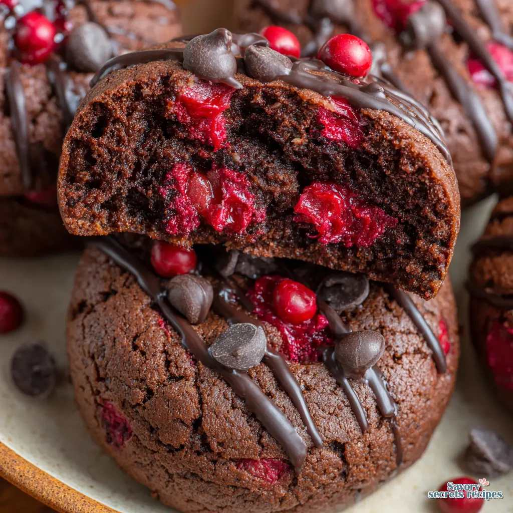 black forest cake cookies recipe final presentation