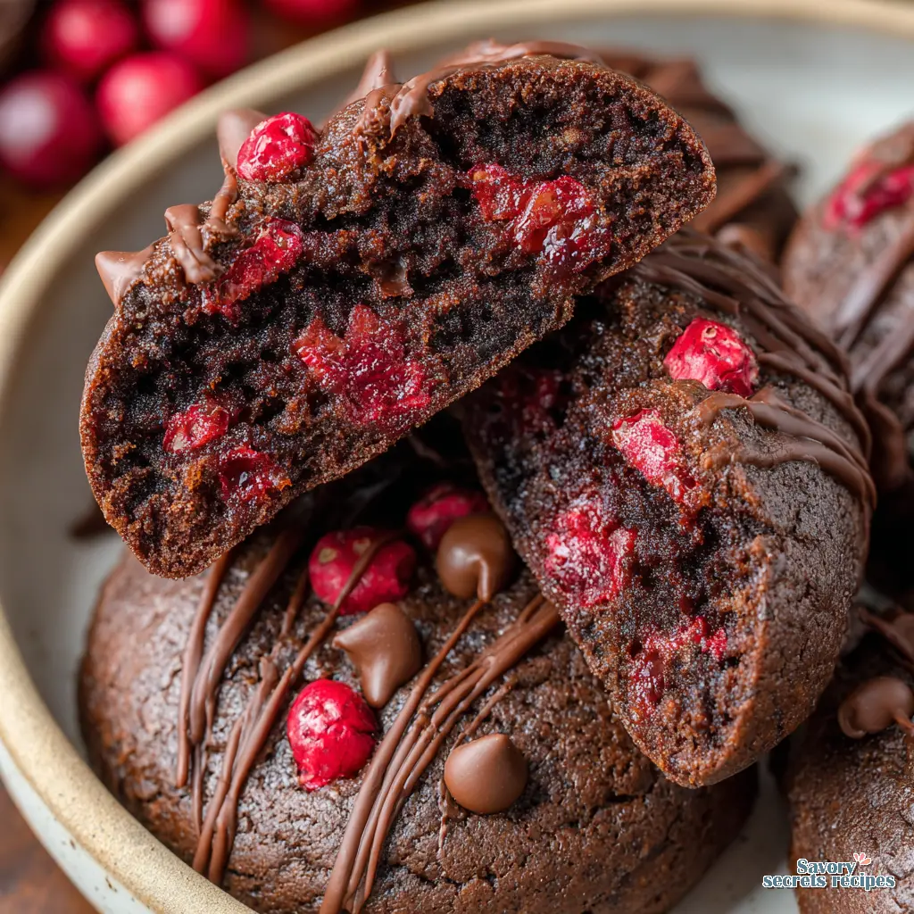 black forest cake cookies recipe - variation 4