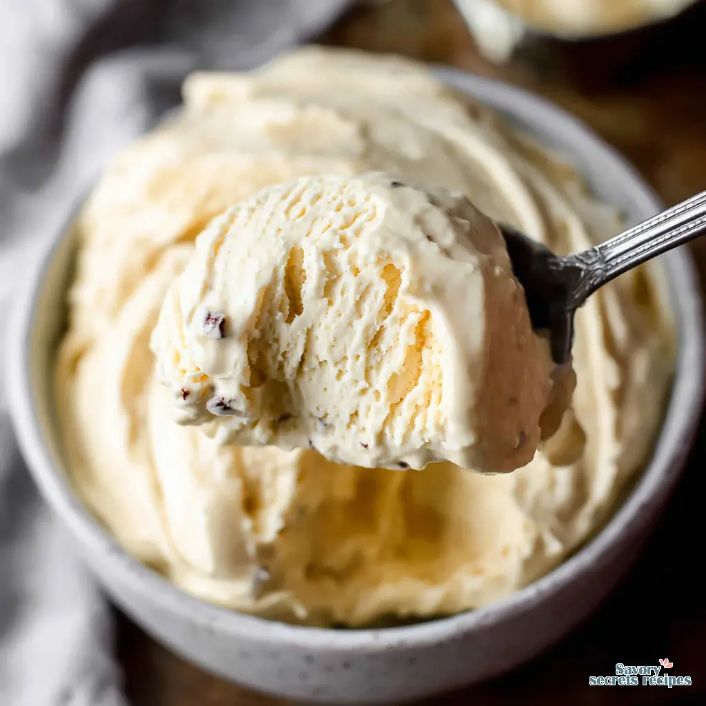 blender cottage cheese ice cream recipe close up