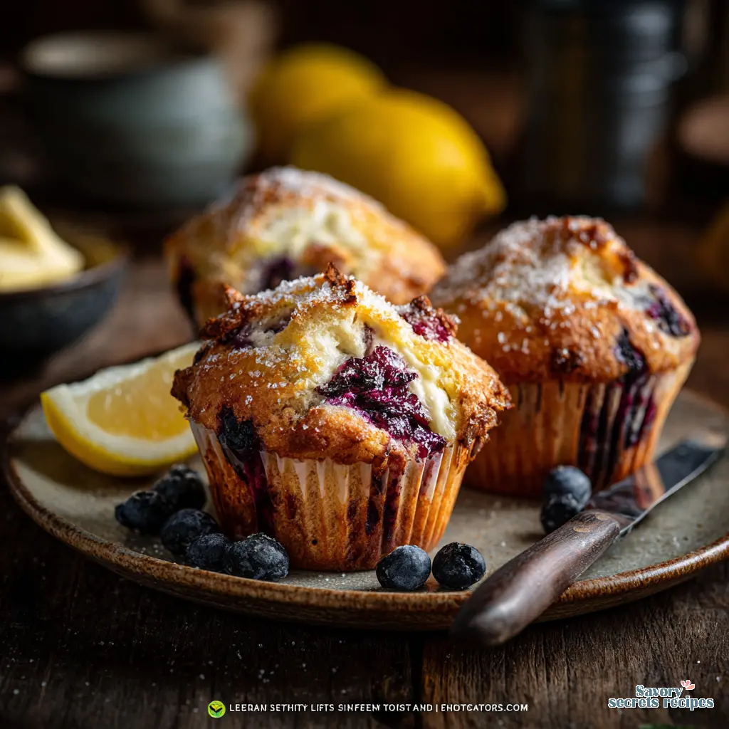 best lemon blueberry muffin recipe final presentation