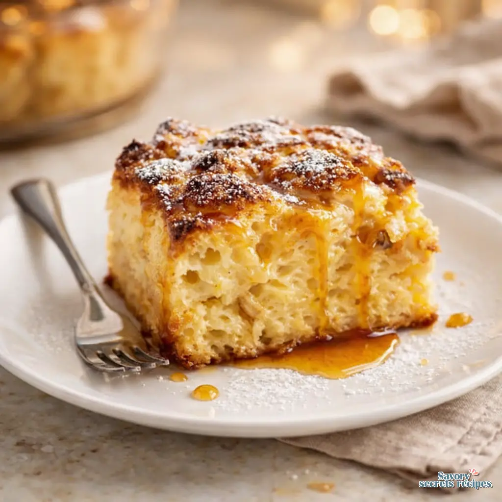 brioche bread pudding recipe final presentation