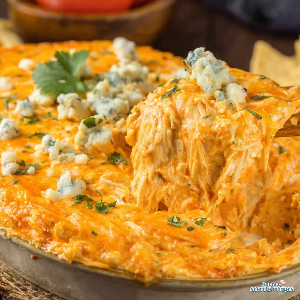 buffalo chicken dip with cottage cheese - variation 4