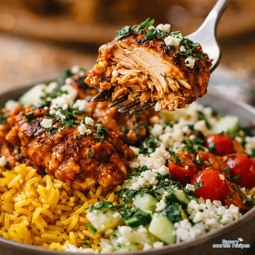 Simple Best Butter Chicken Shawarma Bowl