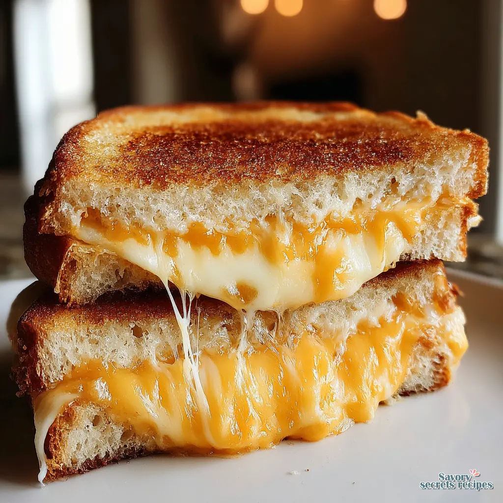 buttery grilled cheese recipe final presentation