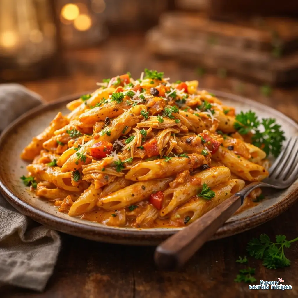 cajun chicken pasta crockpot final presentation