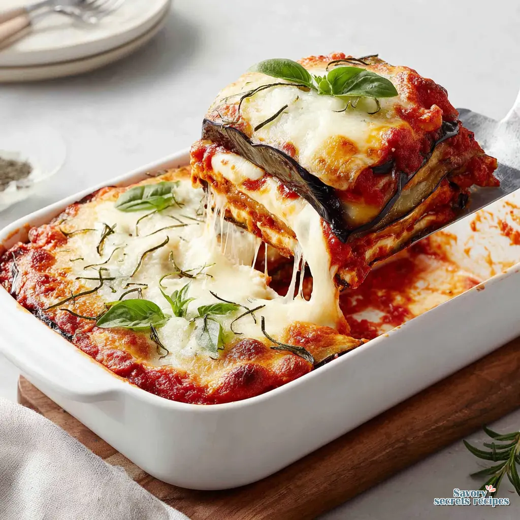 cheesy eggplant bake final presentation