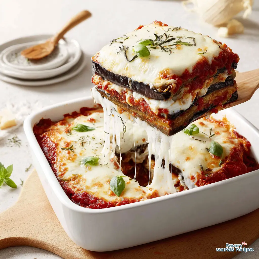 cheesy eggplant bake - variation 4