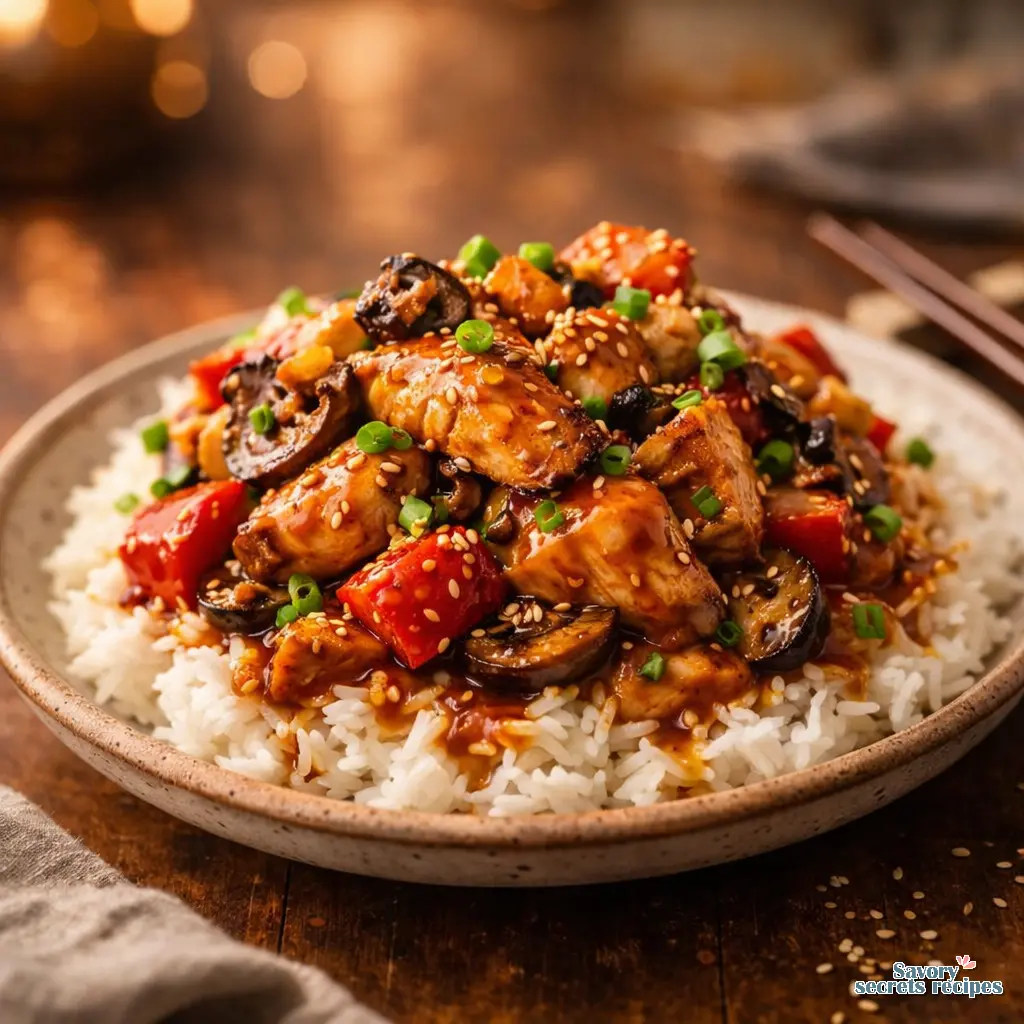 chicken stir fry air fryer final presentation