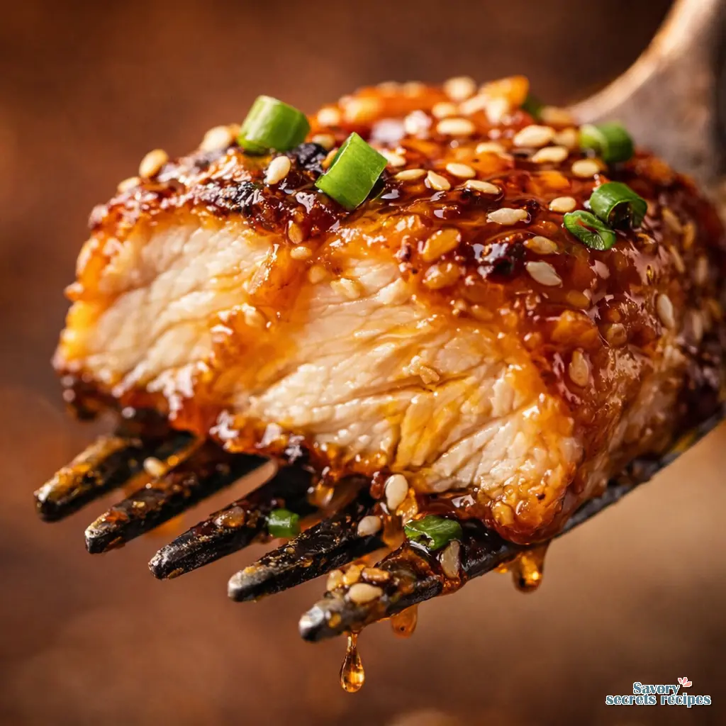 chicken stir fry air fryer close up