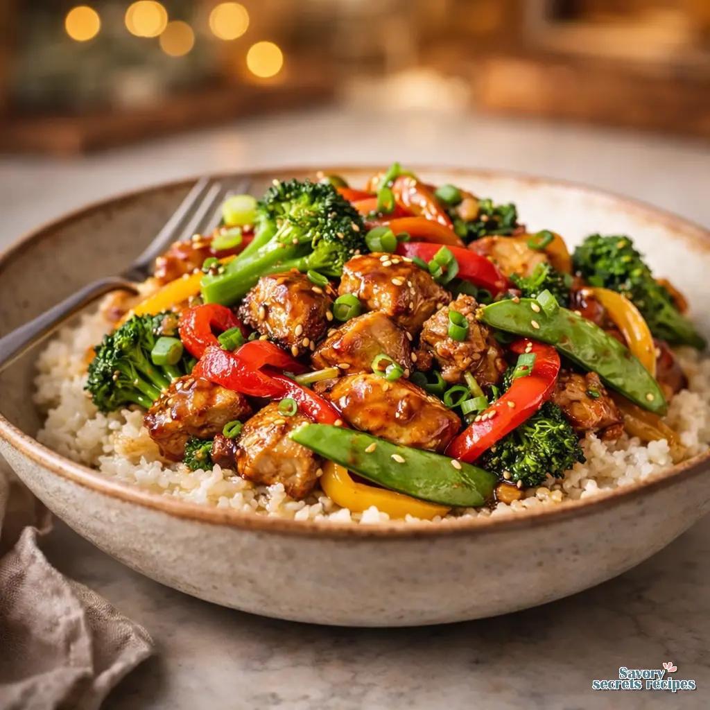 chicken stir fry keto final presentation