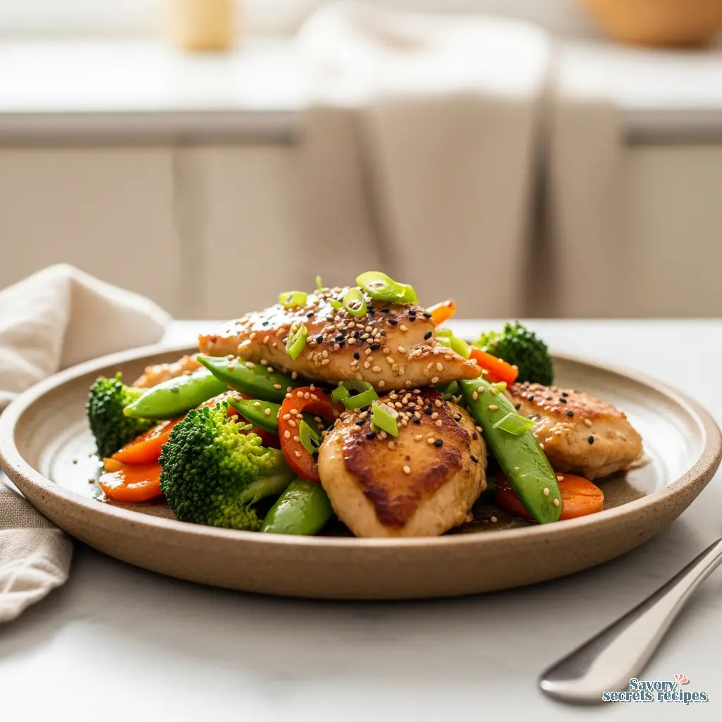 chicken stir fry with frozen vegetables final presentation