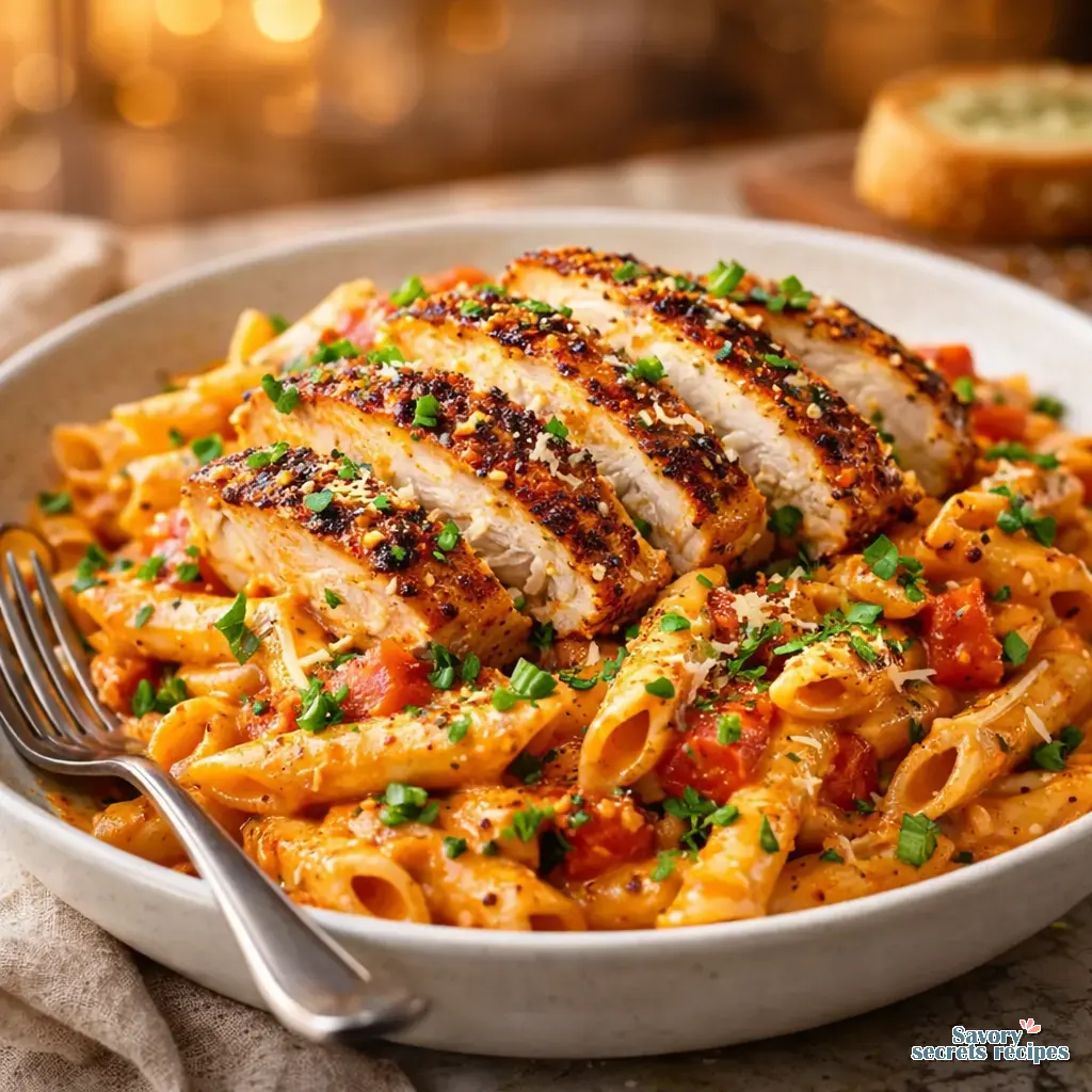 chilis cajun chicken pasta recipe final presentation