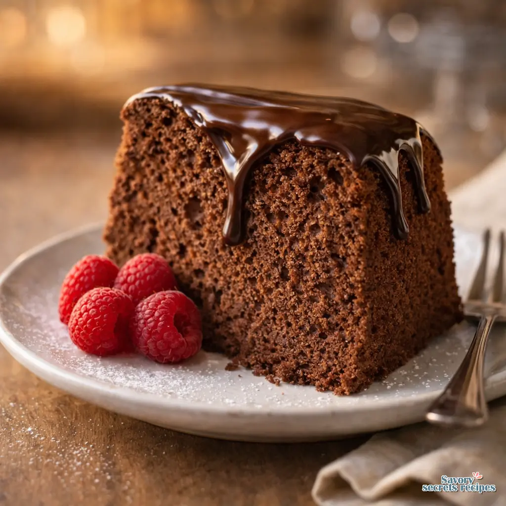 chocolate angel food cake recipe final presentation