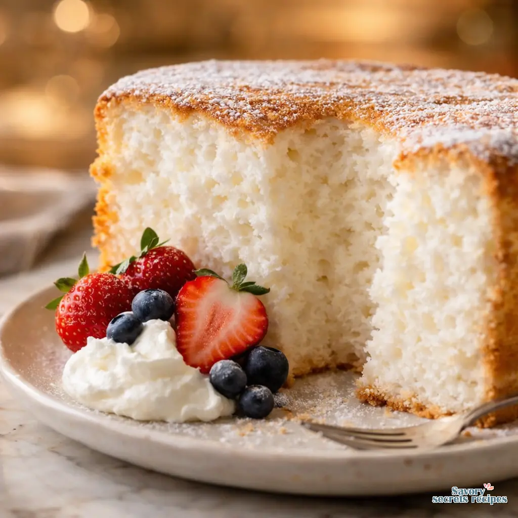 classic angel food cake recipe from scratch final presentation