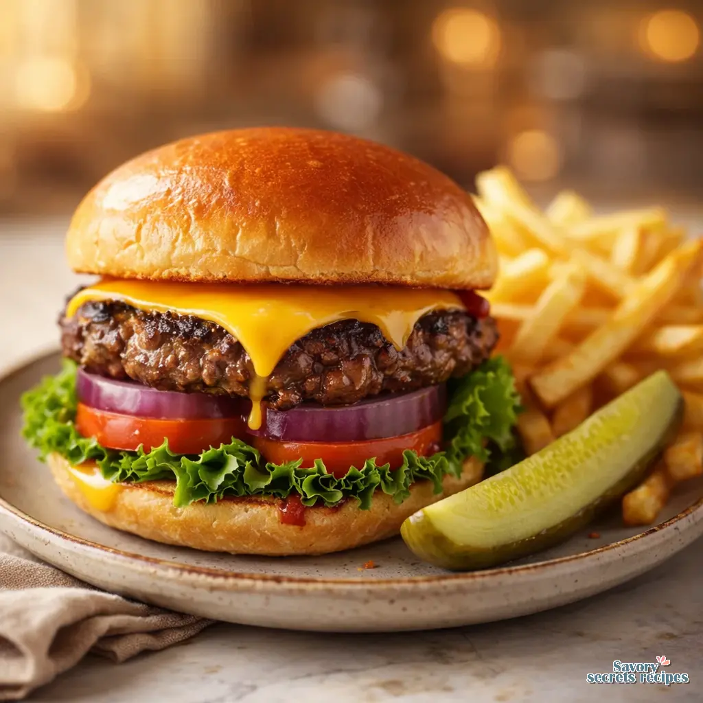 classic cheeseburger final presentation