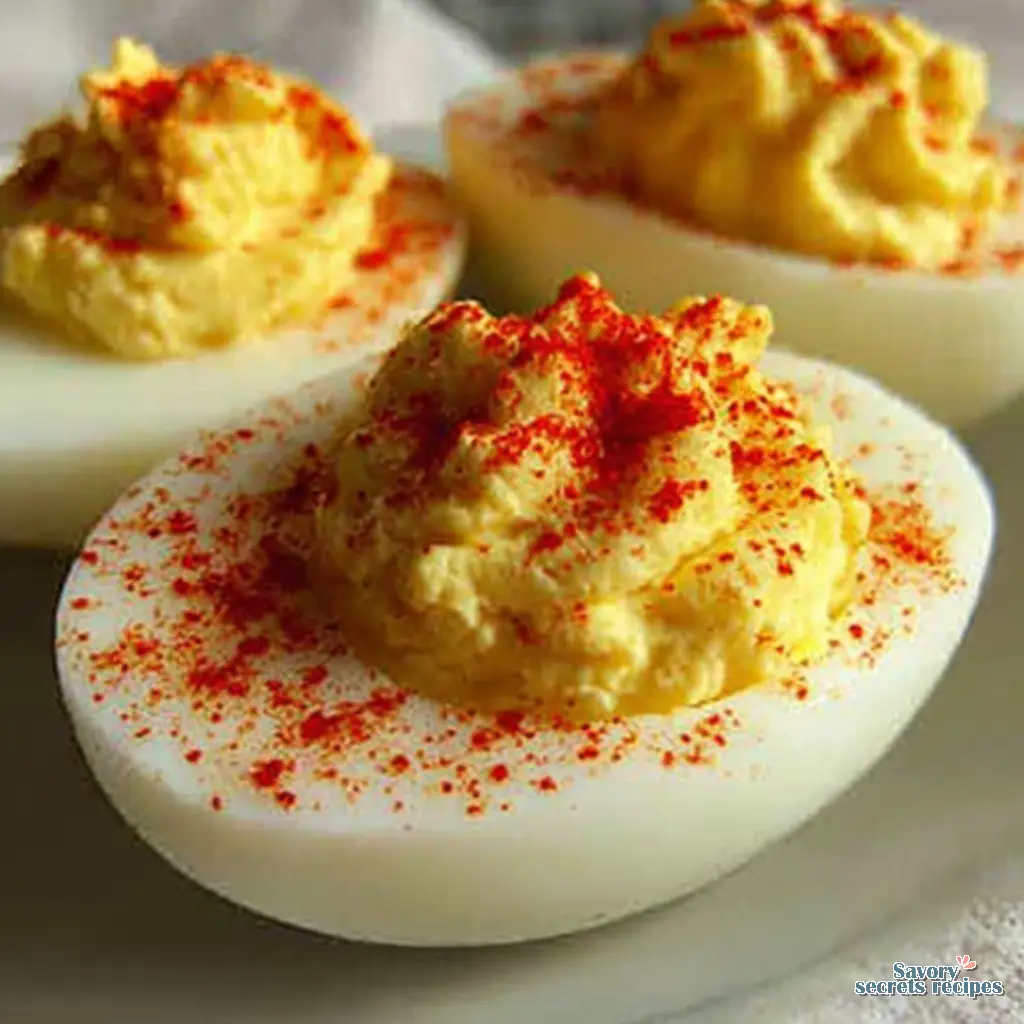 classic deviled eggs final presentation