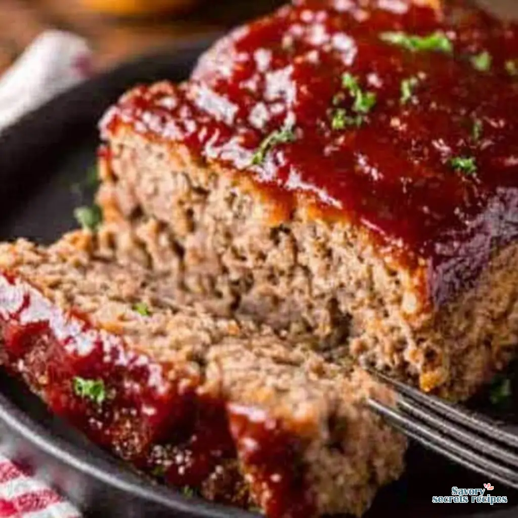 classic meatloaf recipe close up