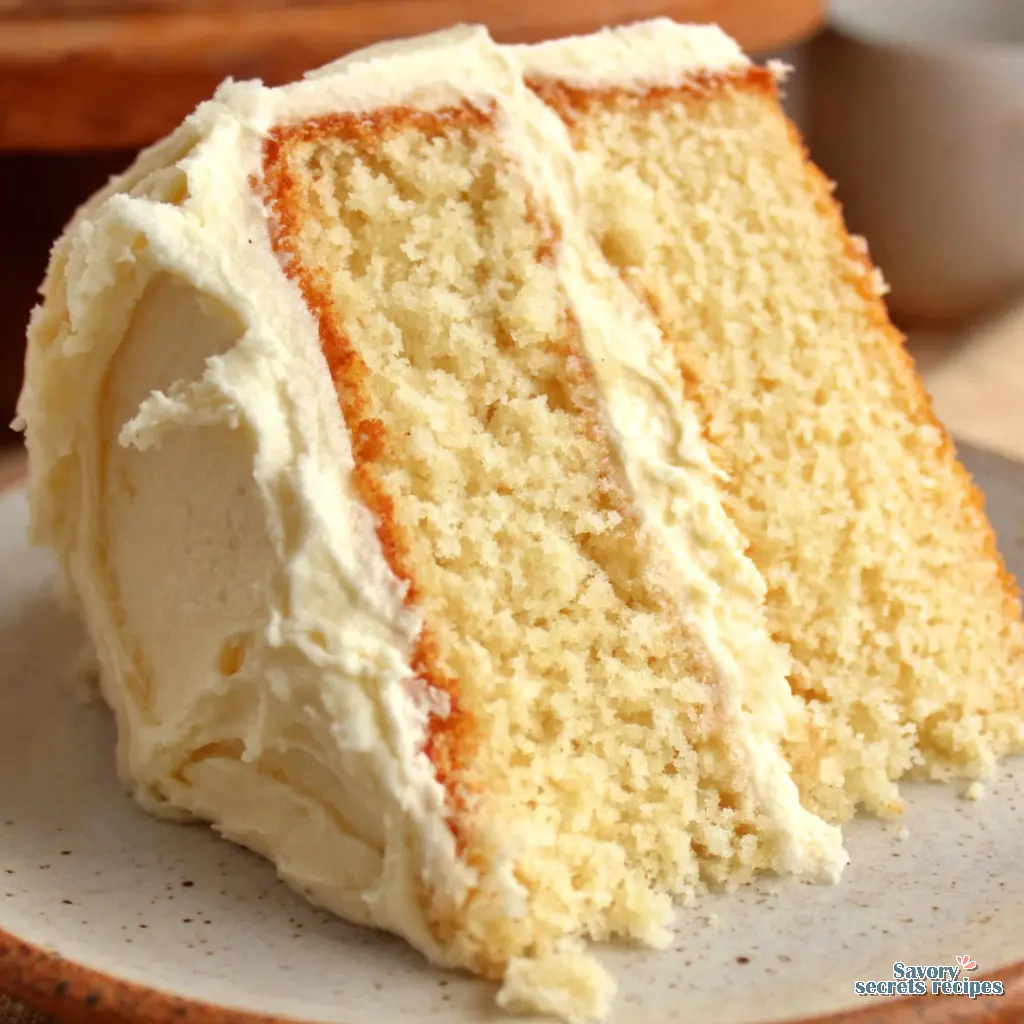classic vanilla cake - variation 4