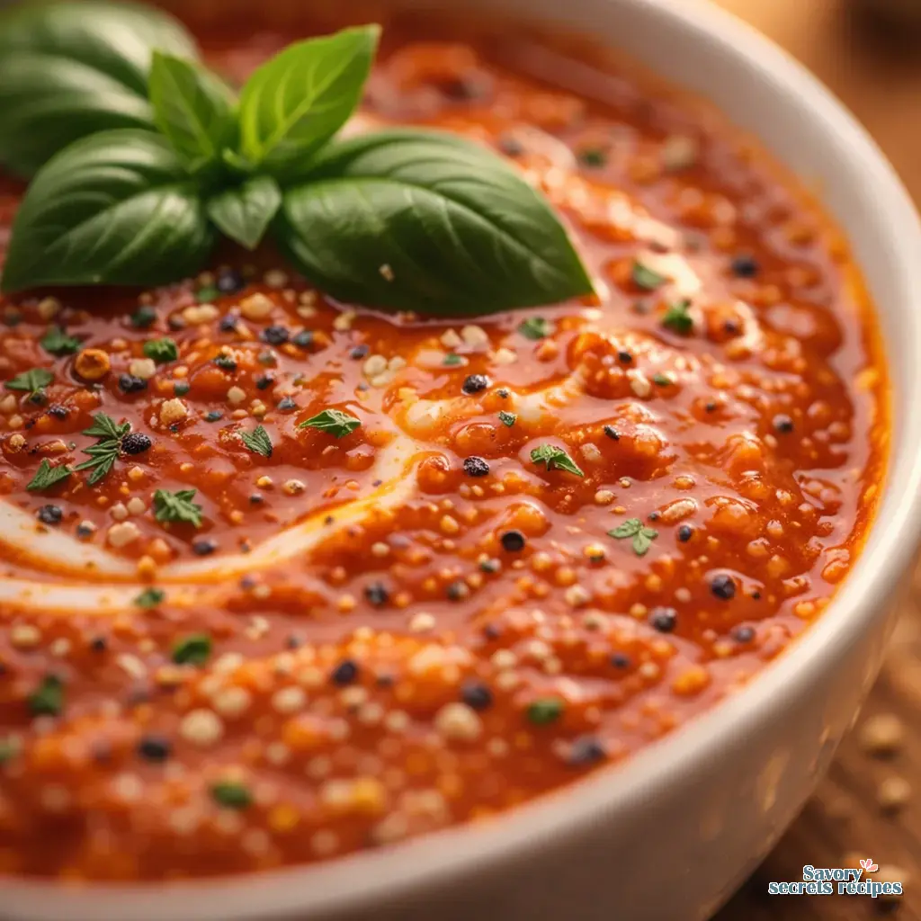 copycat panera creamy tomato soup recipe close up