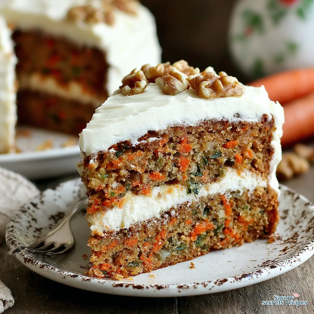 cream cheese carrot cake - variation 4