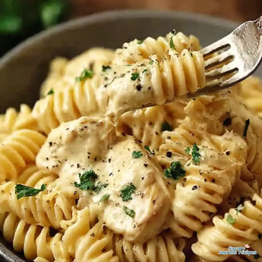 creamy alfredo pasta - variation 4