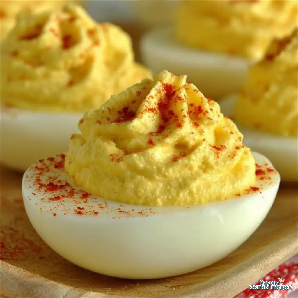 creamy deviled eggs - variation 4