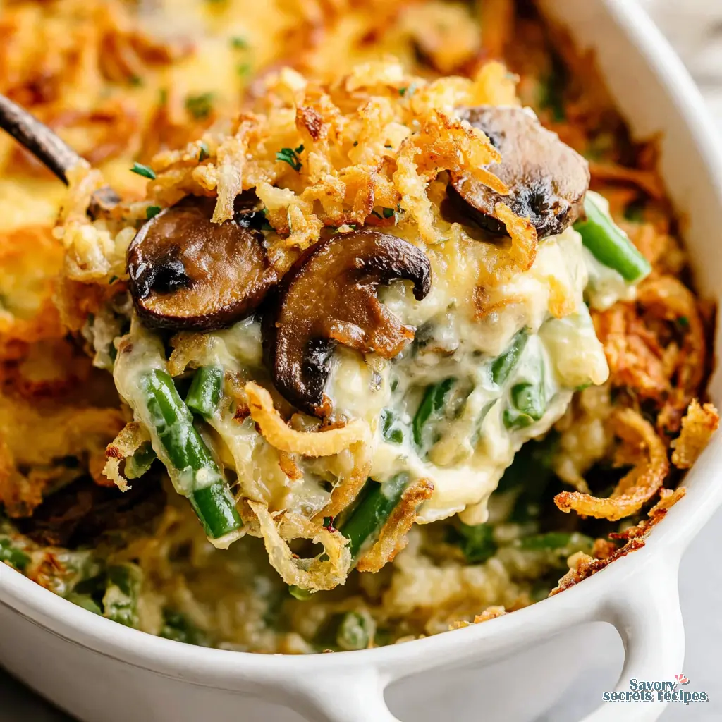creamy green bean casserole - variation 4