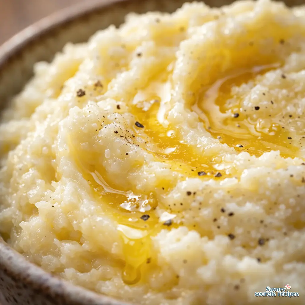 creamy mashed potatoes close up