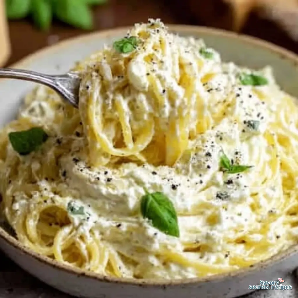 creamy ricotta pasta - variation 4