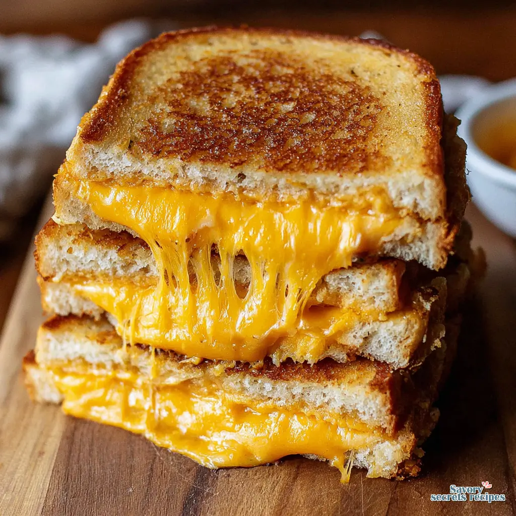 crispy grilled cheese bread final presentation