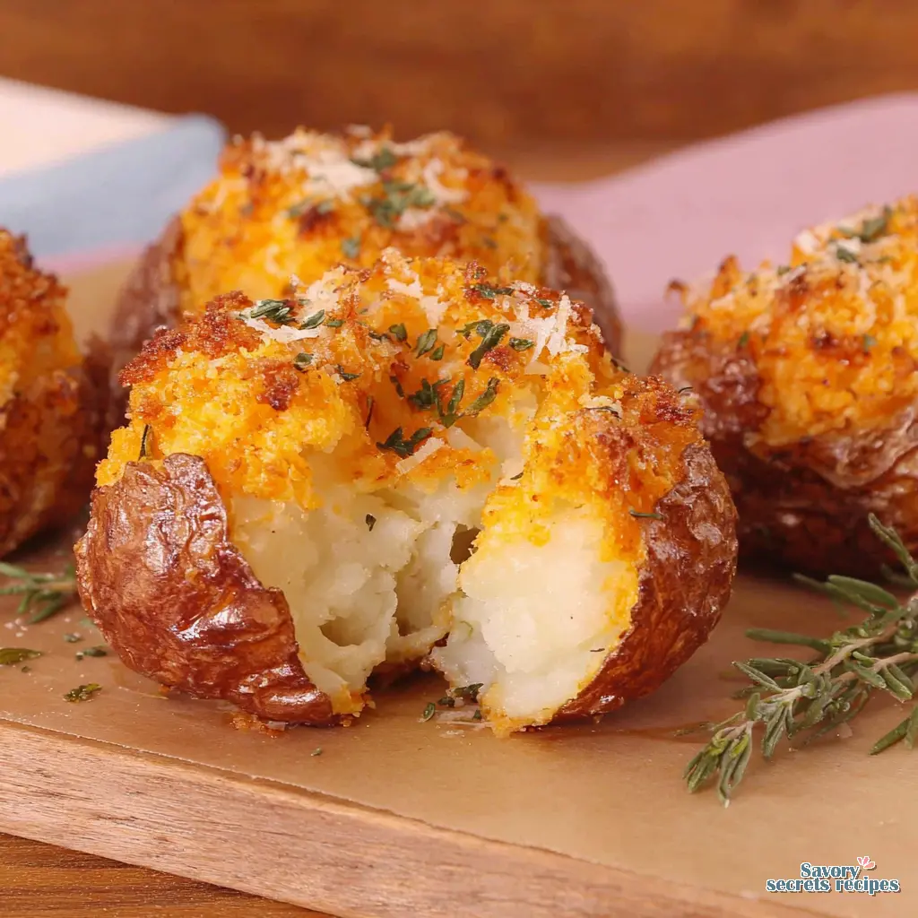 crispy honey parmesan potatoes - variation 4