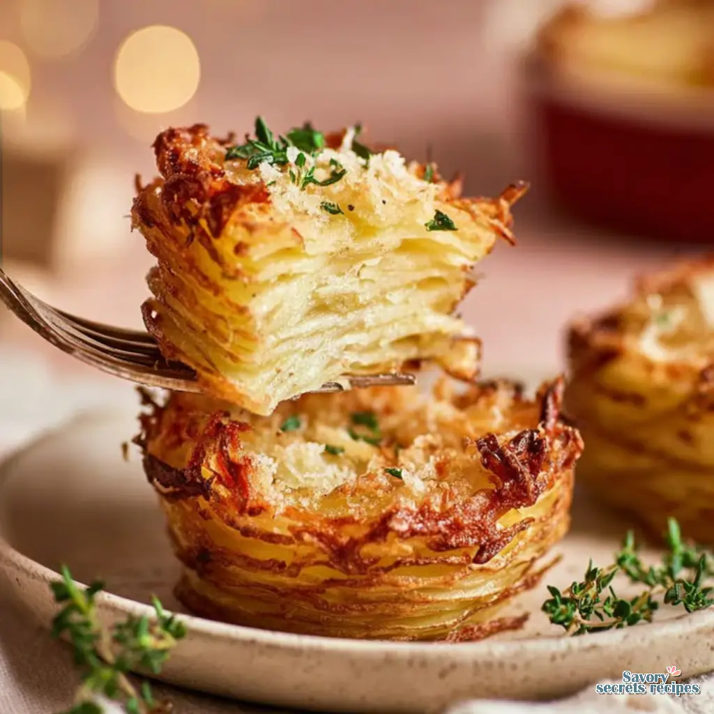 crispy parmesan potatoes in muffin tin - variation 4