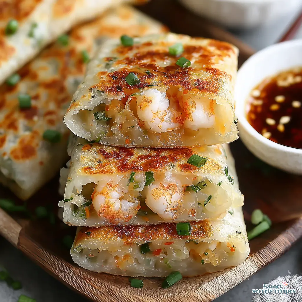 Simple Best Crispy Chive and Shrimp Rice Paper Dumplings