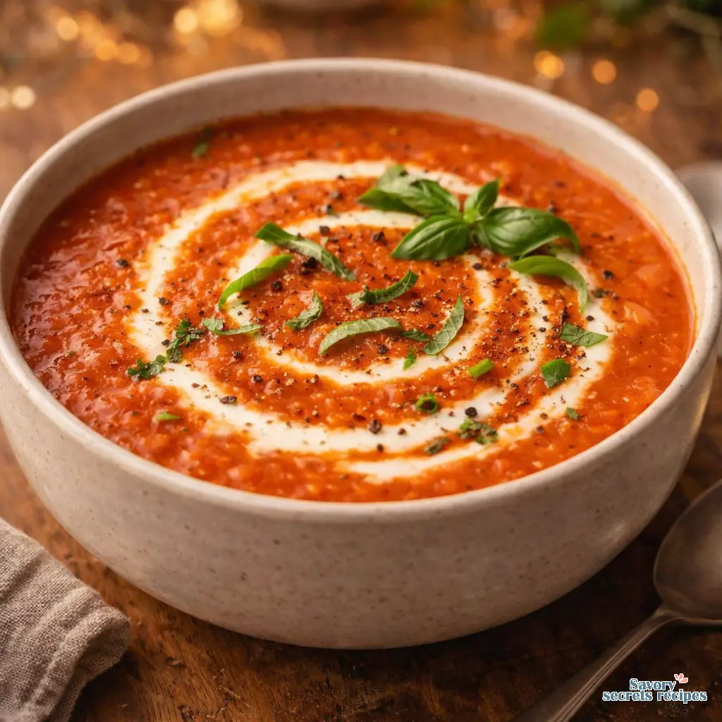 crockpot creamy tomato soup recipe final presentation