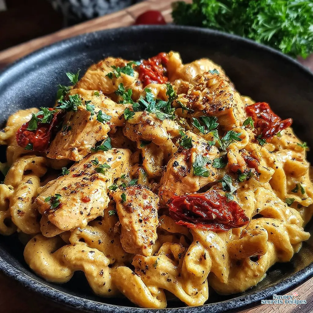 dairy free marry me chicken pasta final presentation