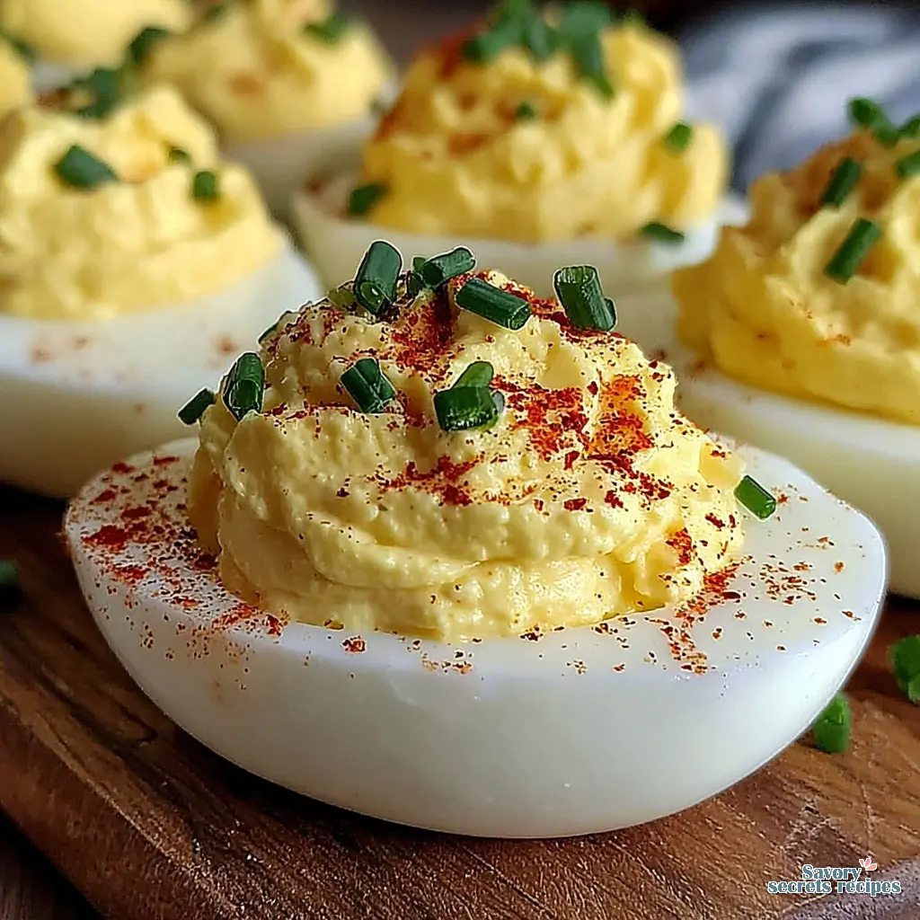 Deviled Eggs close up