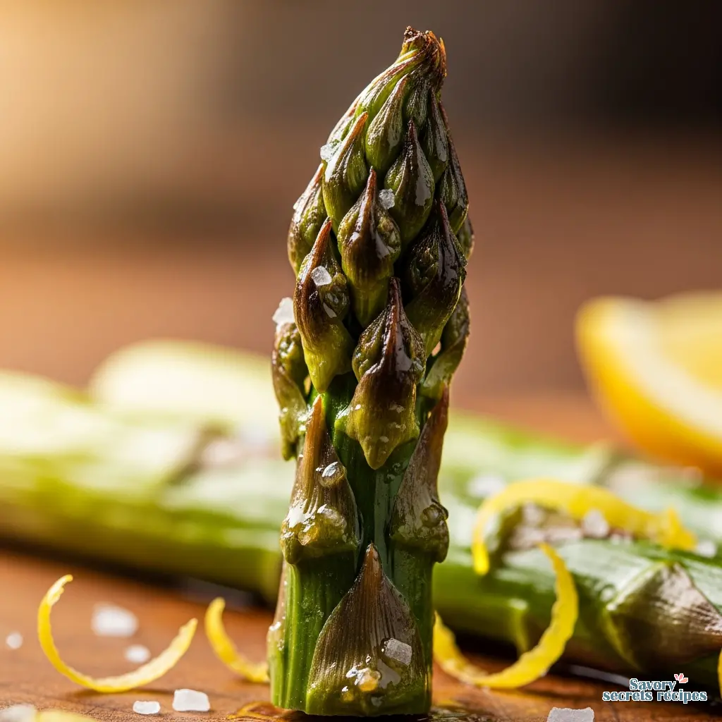 dreamlight valley roasted asparagus recipe close up