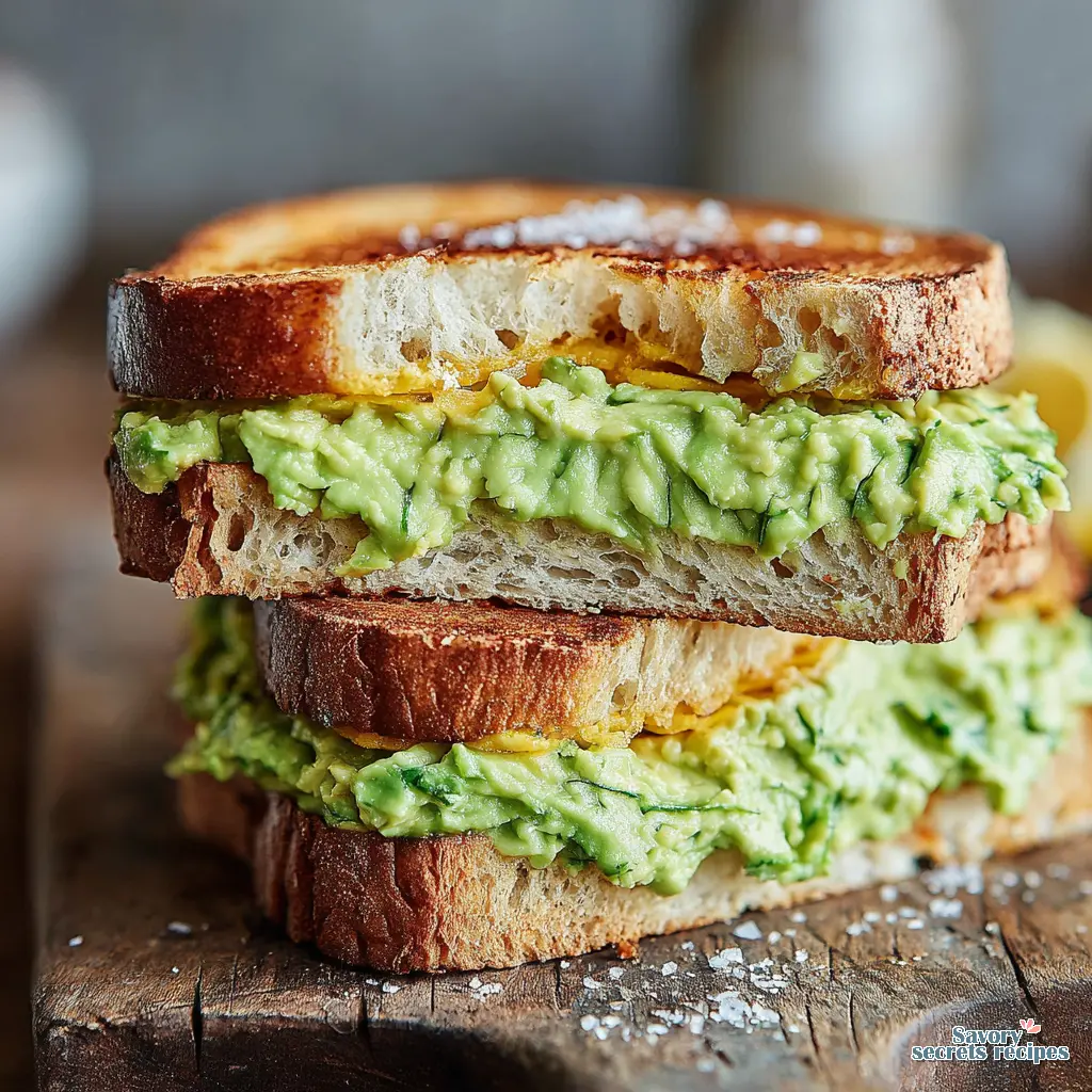 easy avocado toast recipe - variation 4