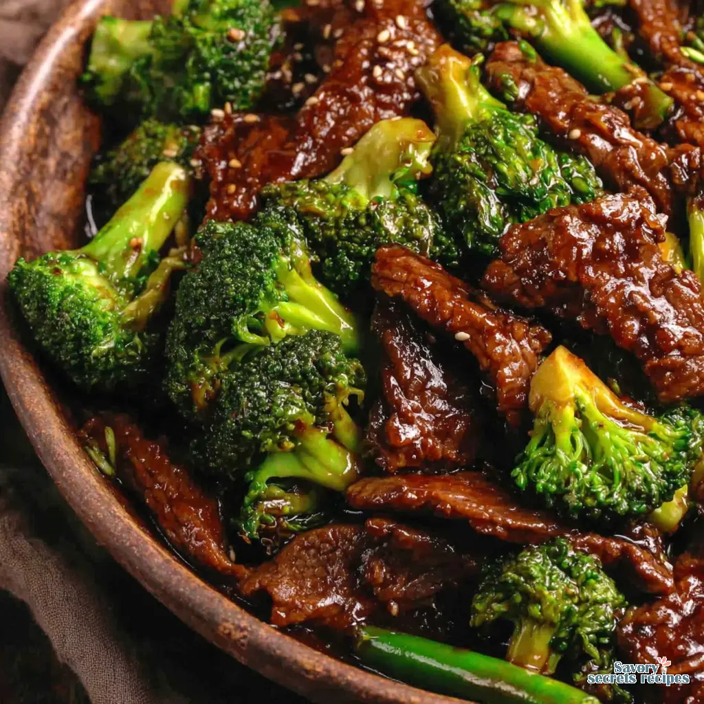 easy beef stir fry close up