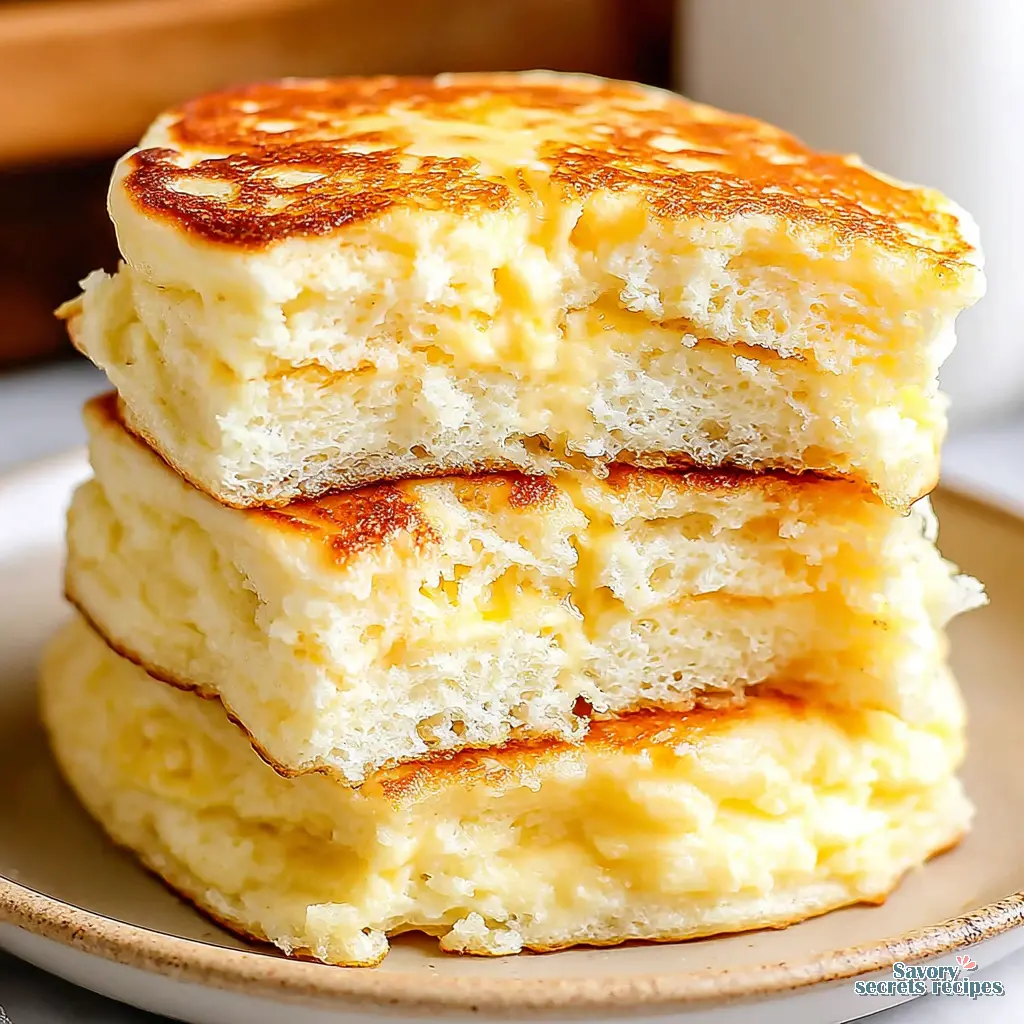 easy breakfast pancakes close up