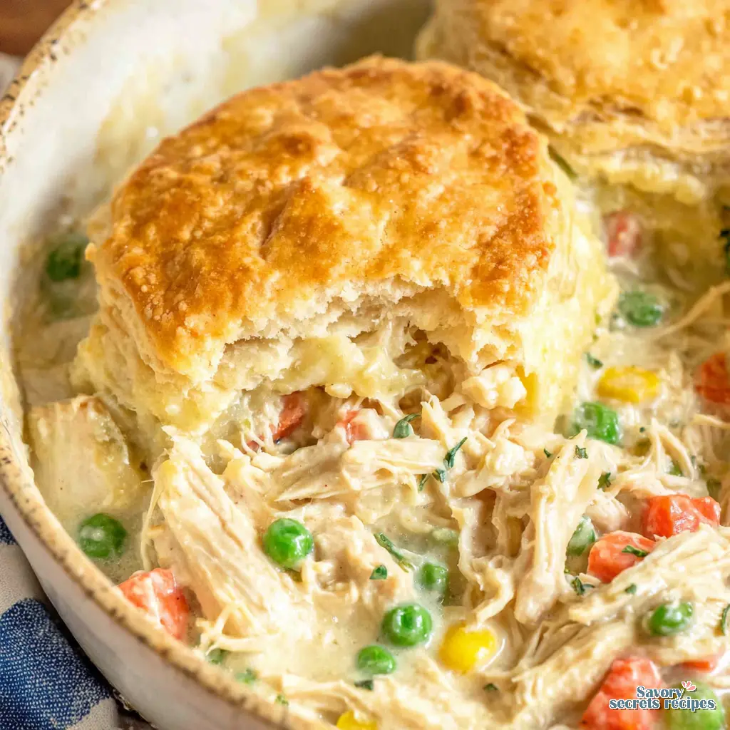 easy chicken pie dinner - variation 4
