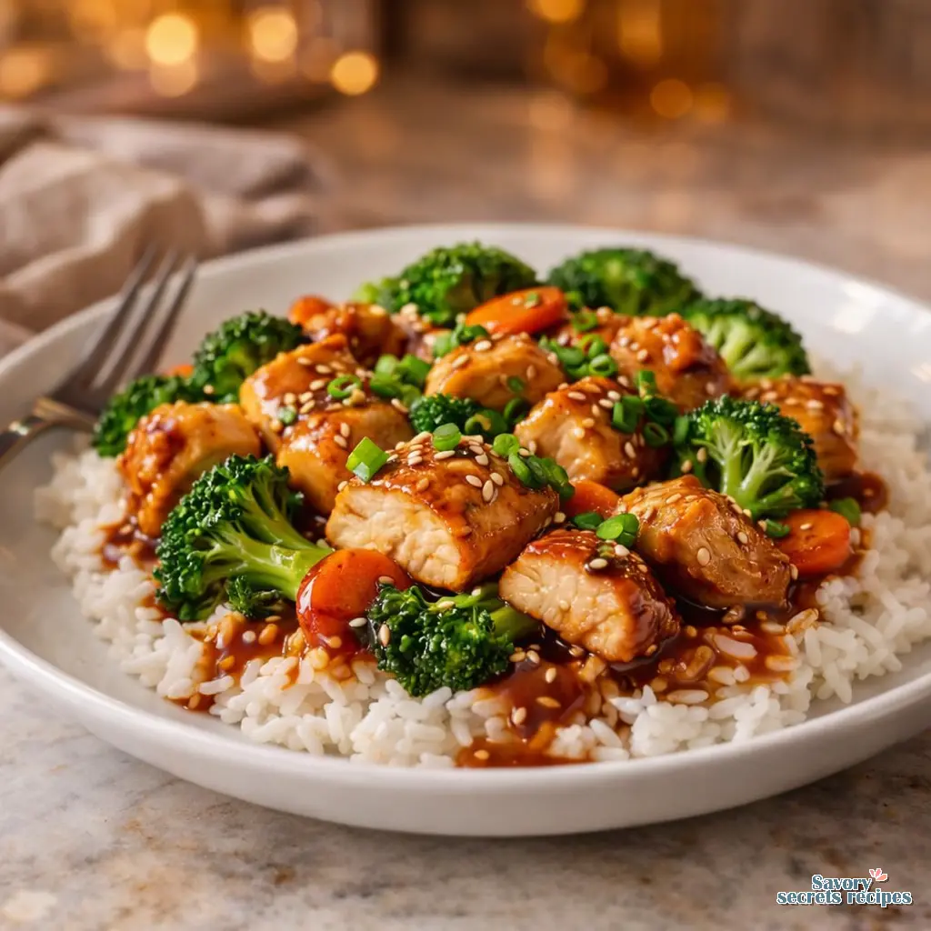 easy chicken stir fry recipe final presentation