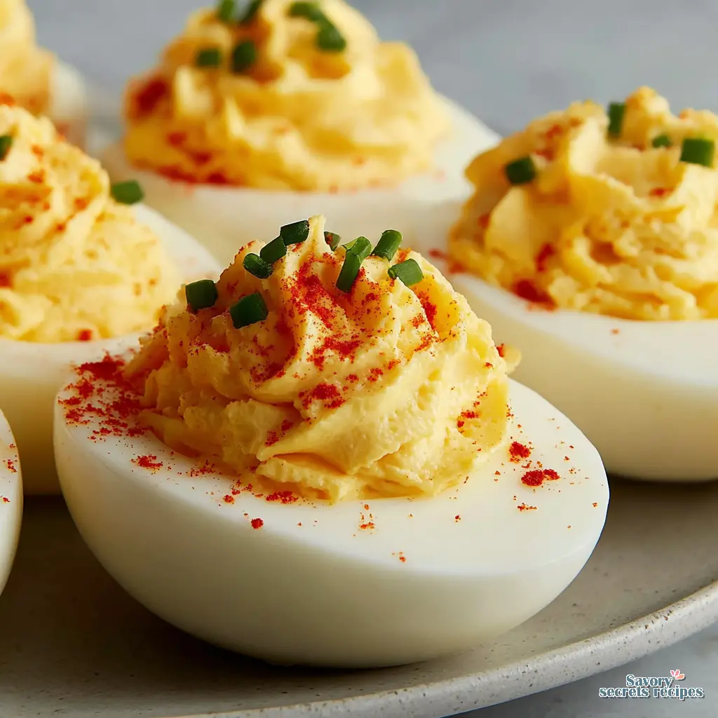 easy deviled eggs recipe final presentation
