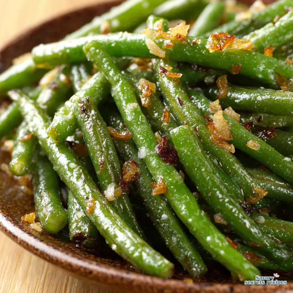 easy green bean side dish - variation 4