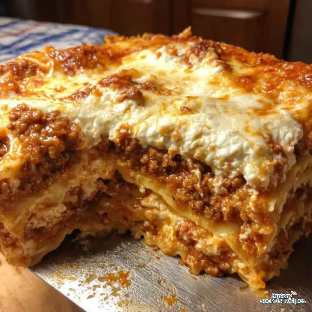 easy lasagna dinner - variation 4