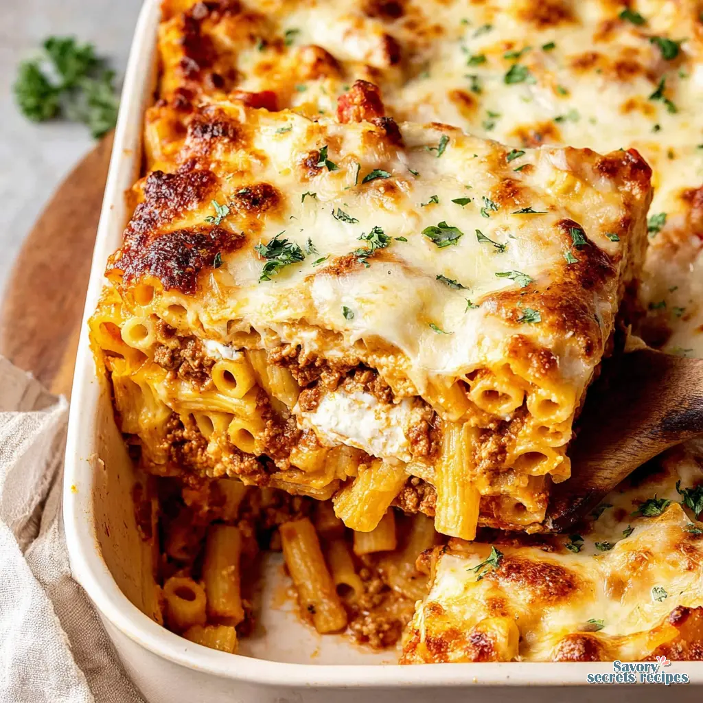 easy pasta bake recipe - variation 4
